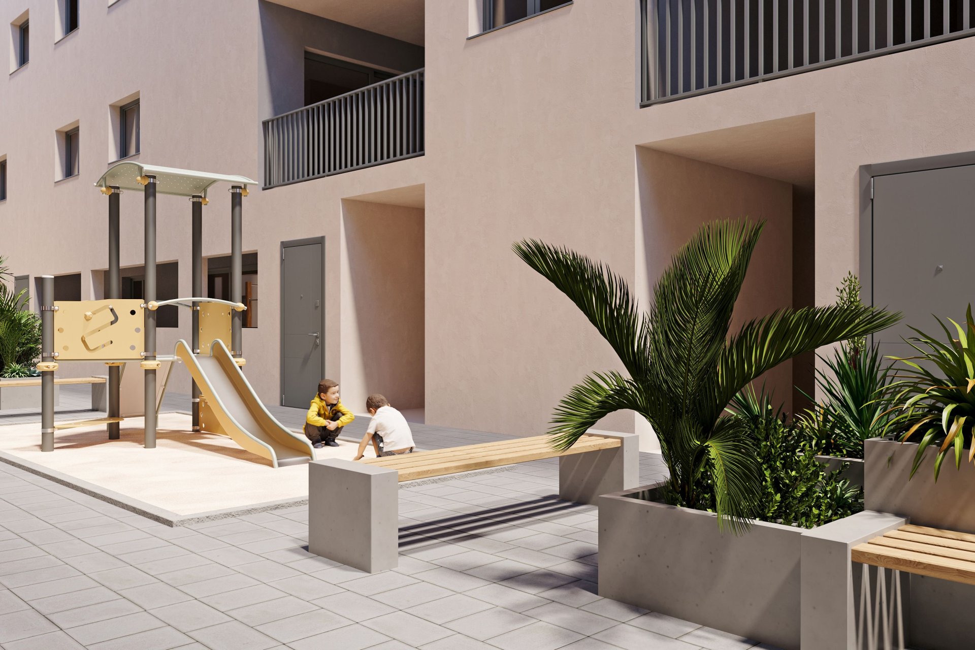Neue Gebäude - ground-floor -
San Miguel de Salinas
