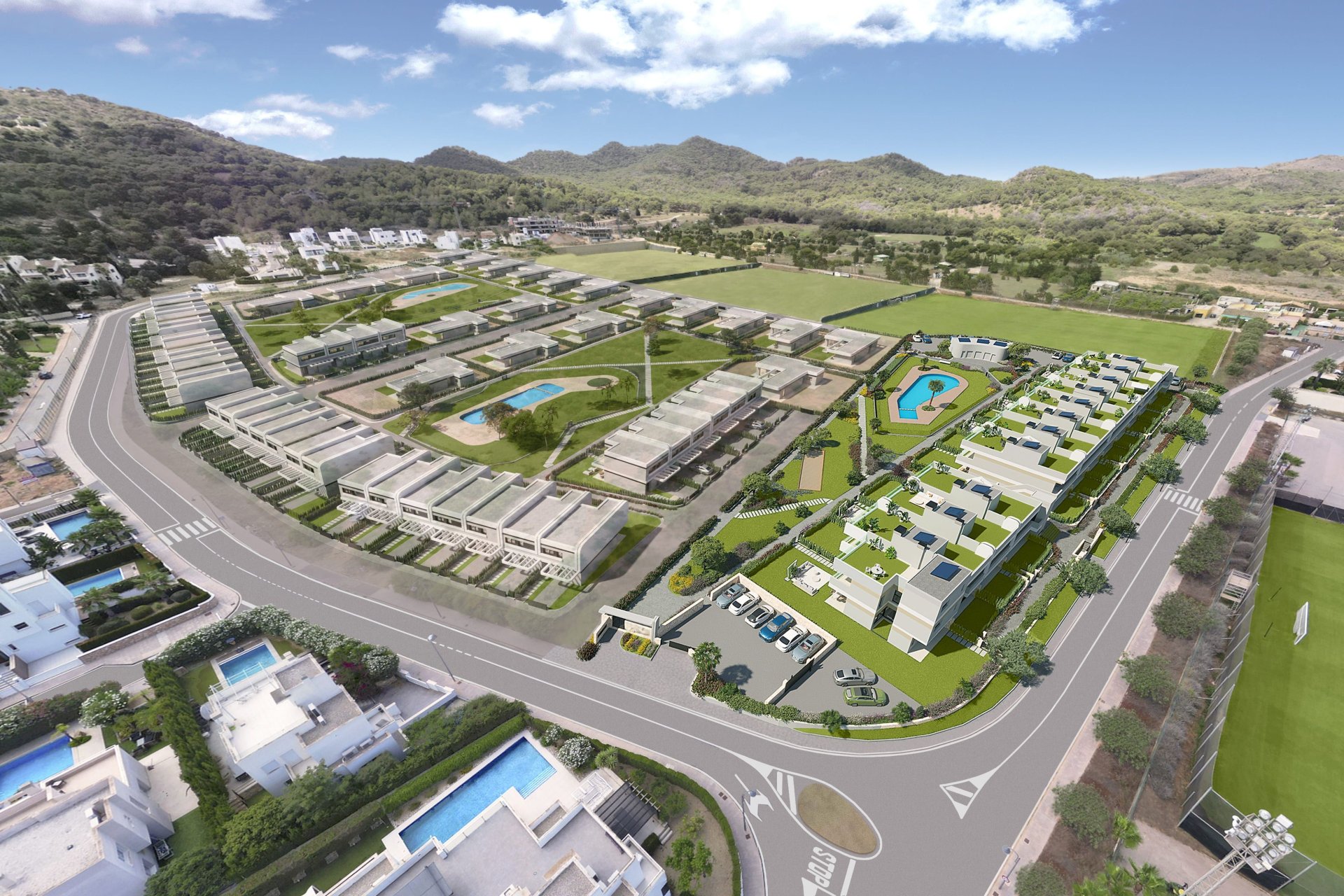 Neue Gebäude - high-bungalow -
La Manga Club