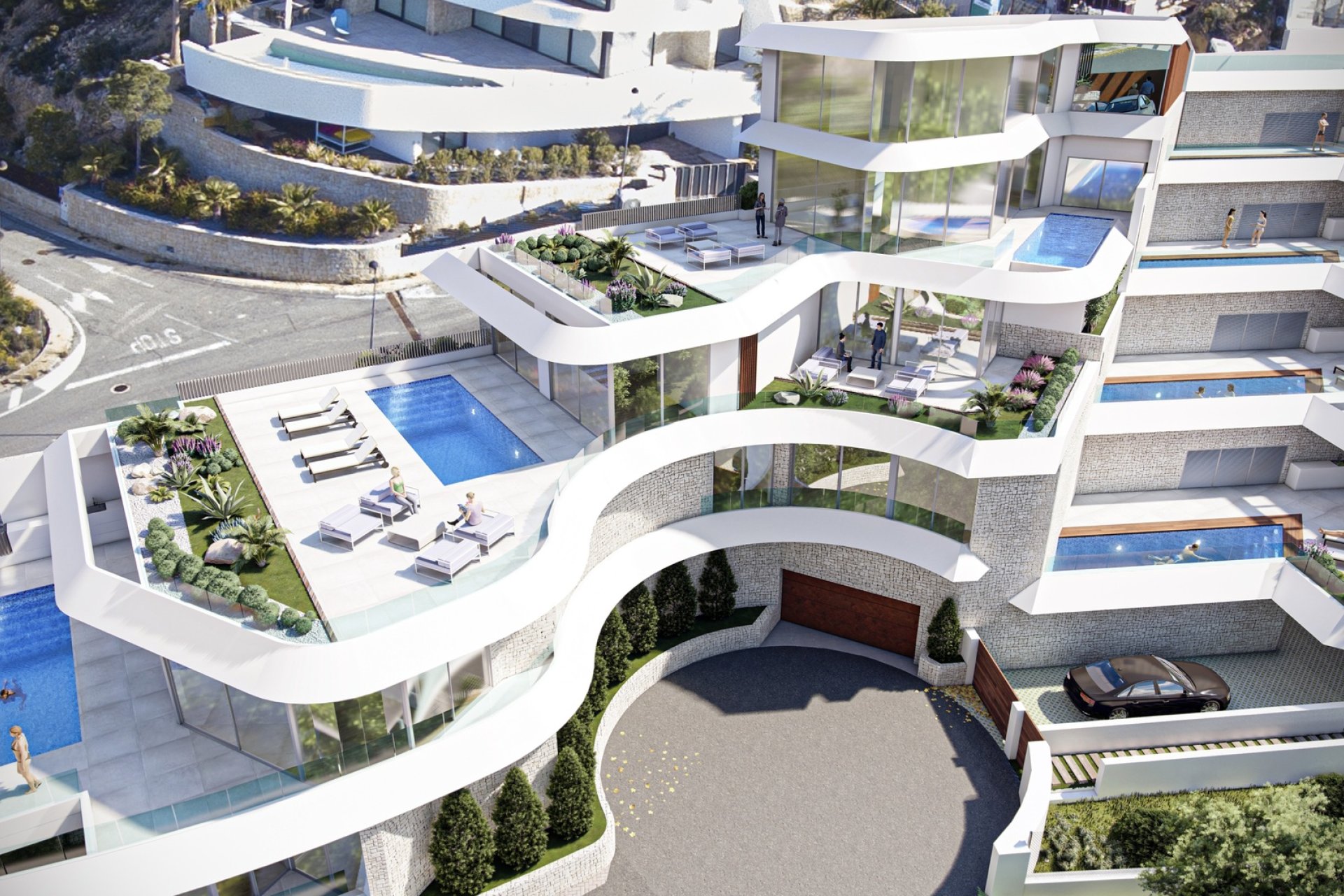 Neue Gebäude - Penthouse -
Pueblo Mascarat