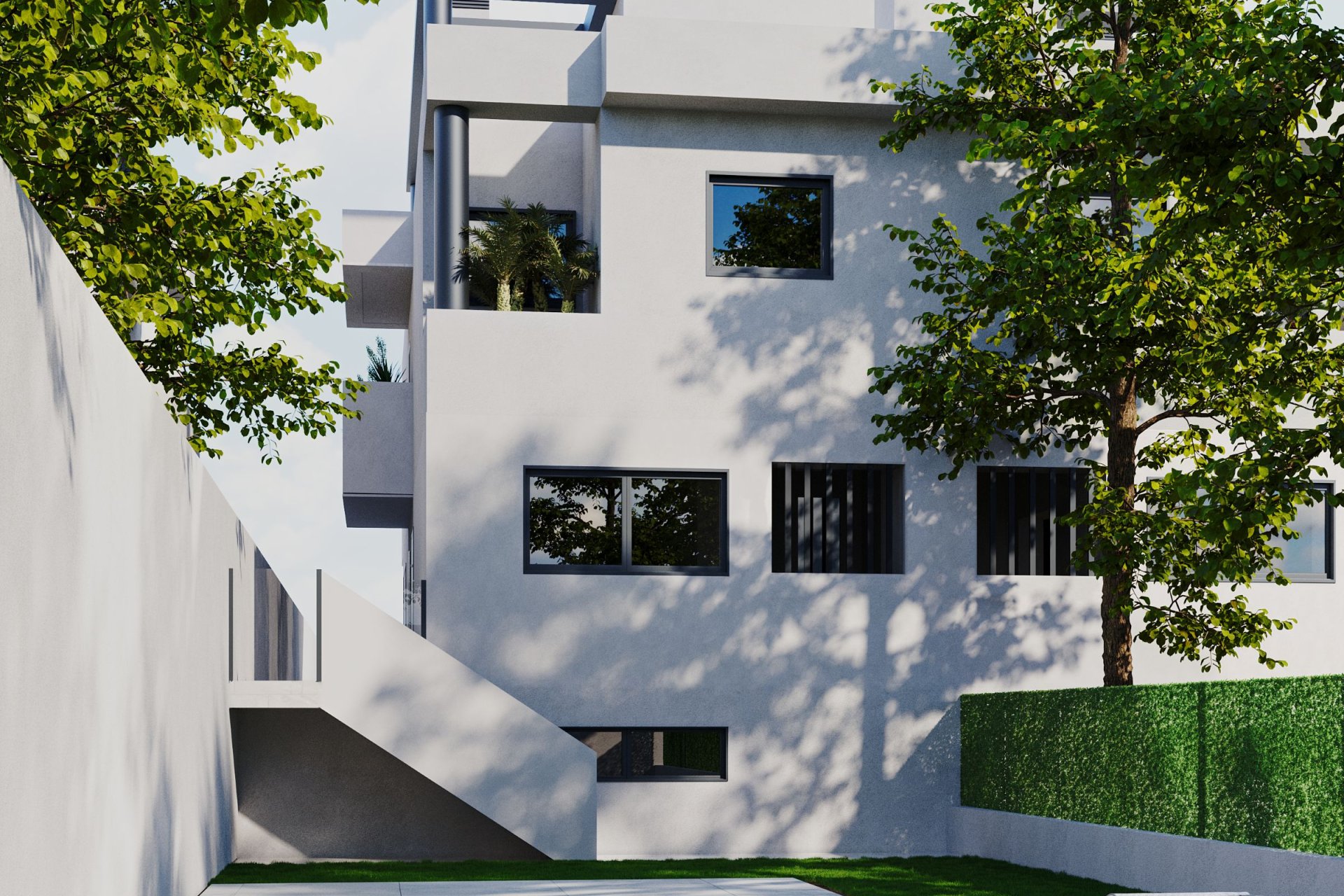 Neue Gebäude - terraced -
Benferri