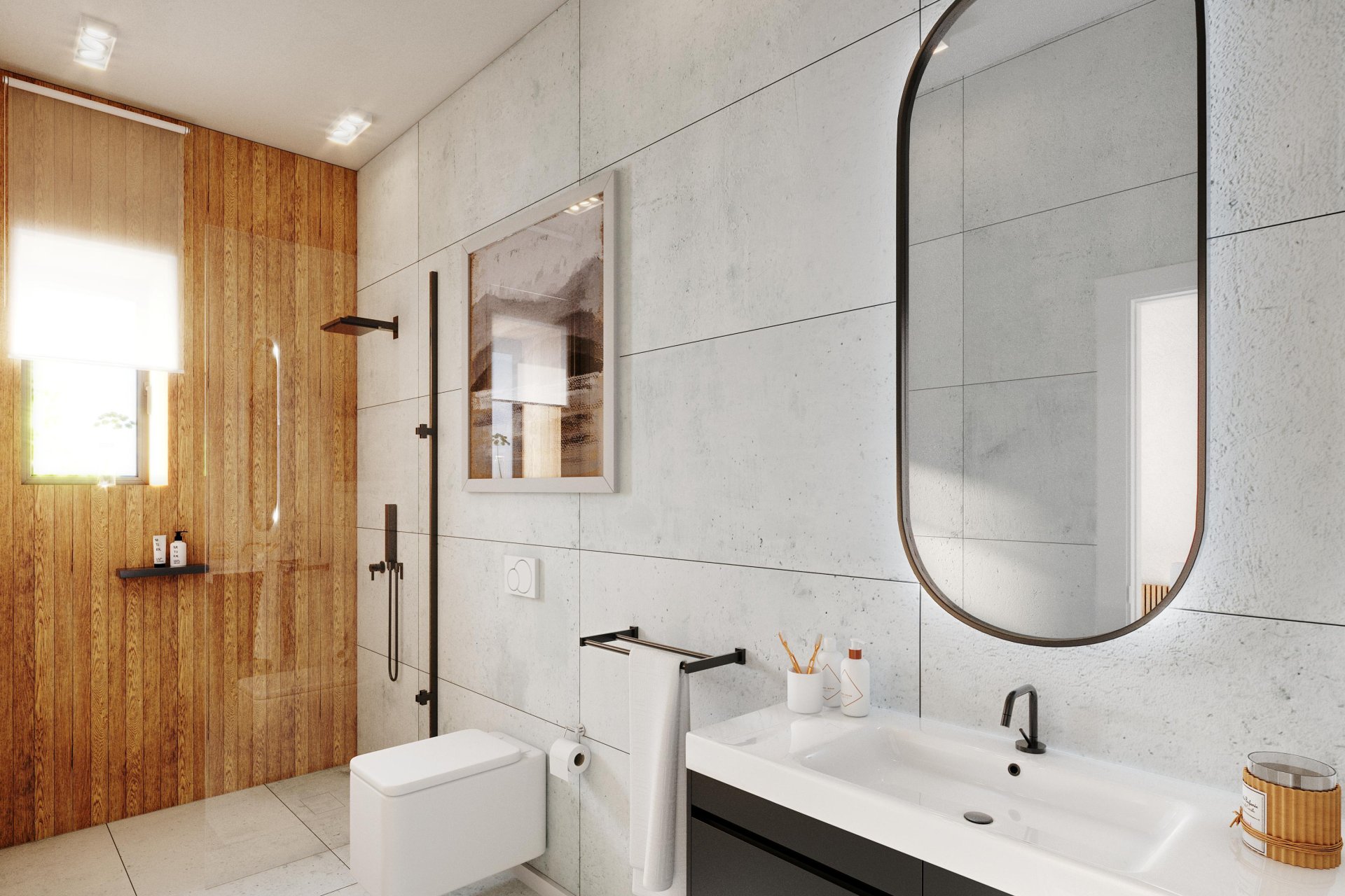 Neue Gebäude - terraced -
Benferri