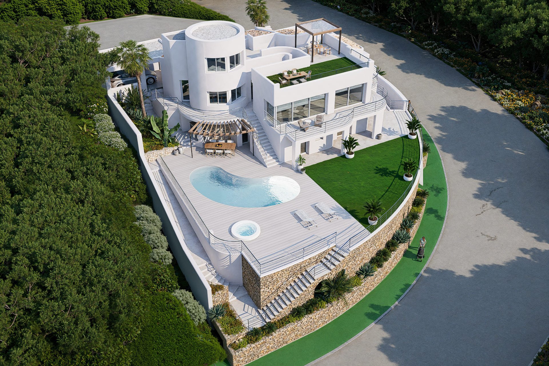 Neue Gebäude - Villa -
Altea