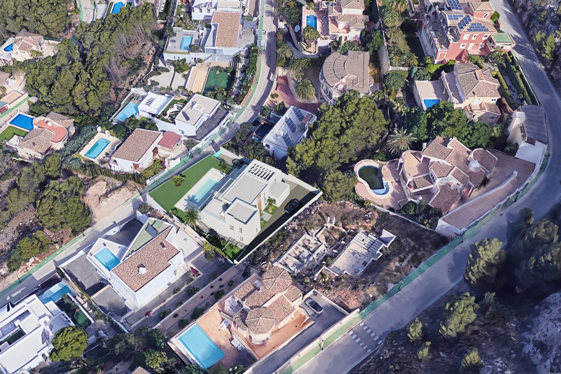 Neue Gebäude - Villa -
Altea
