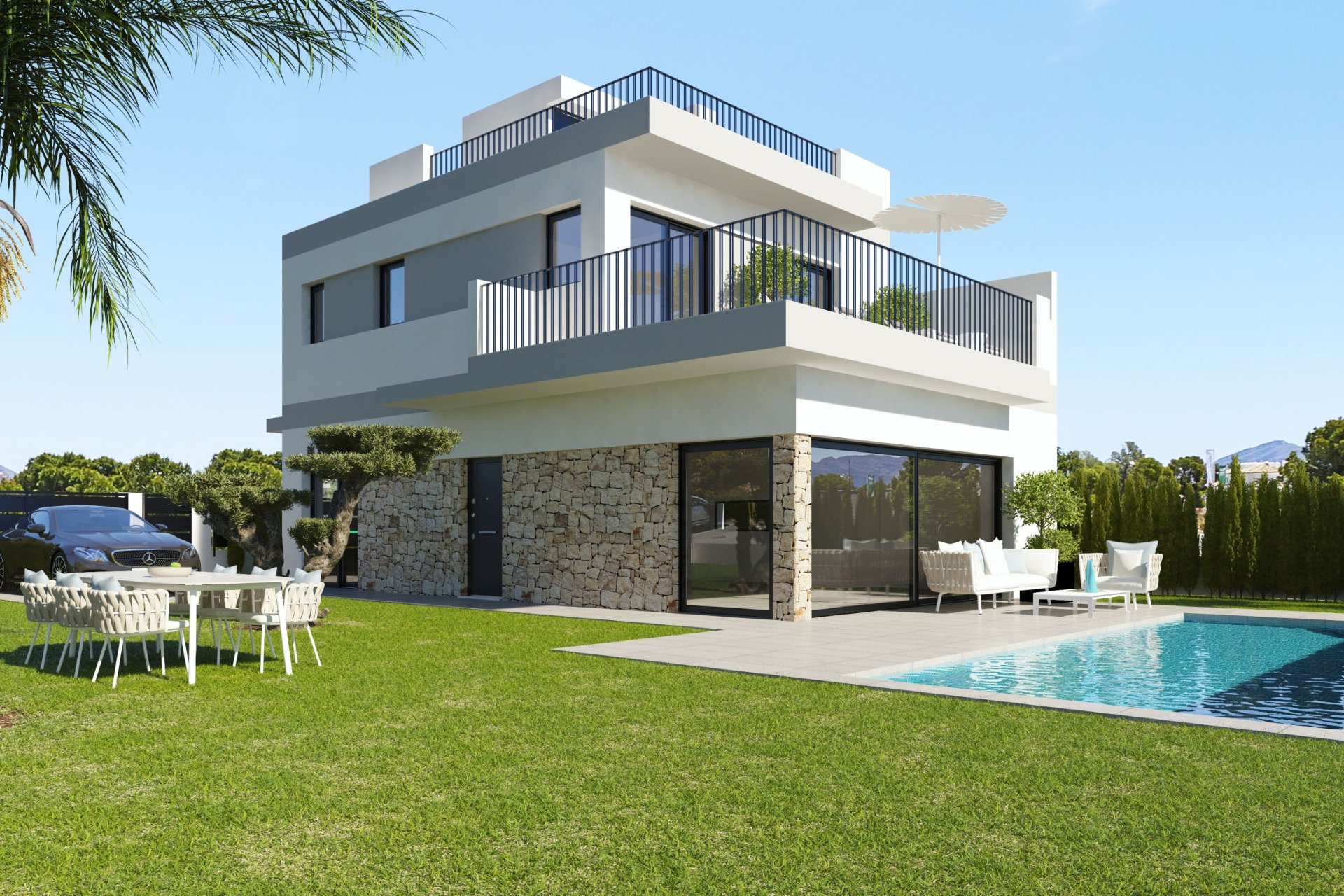 Neue Gebäude - Villa -
San Miguel de Salinas
