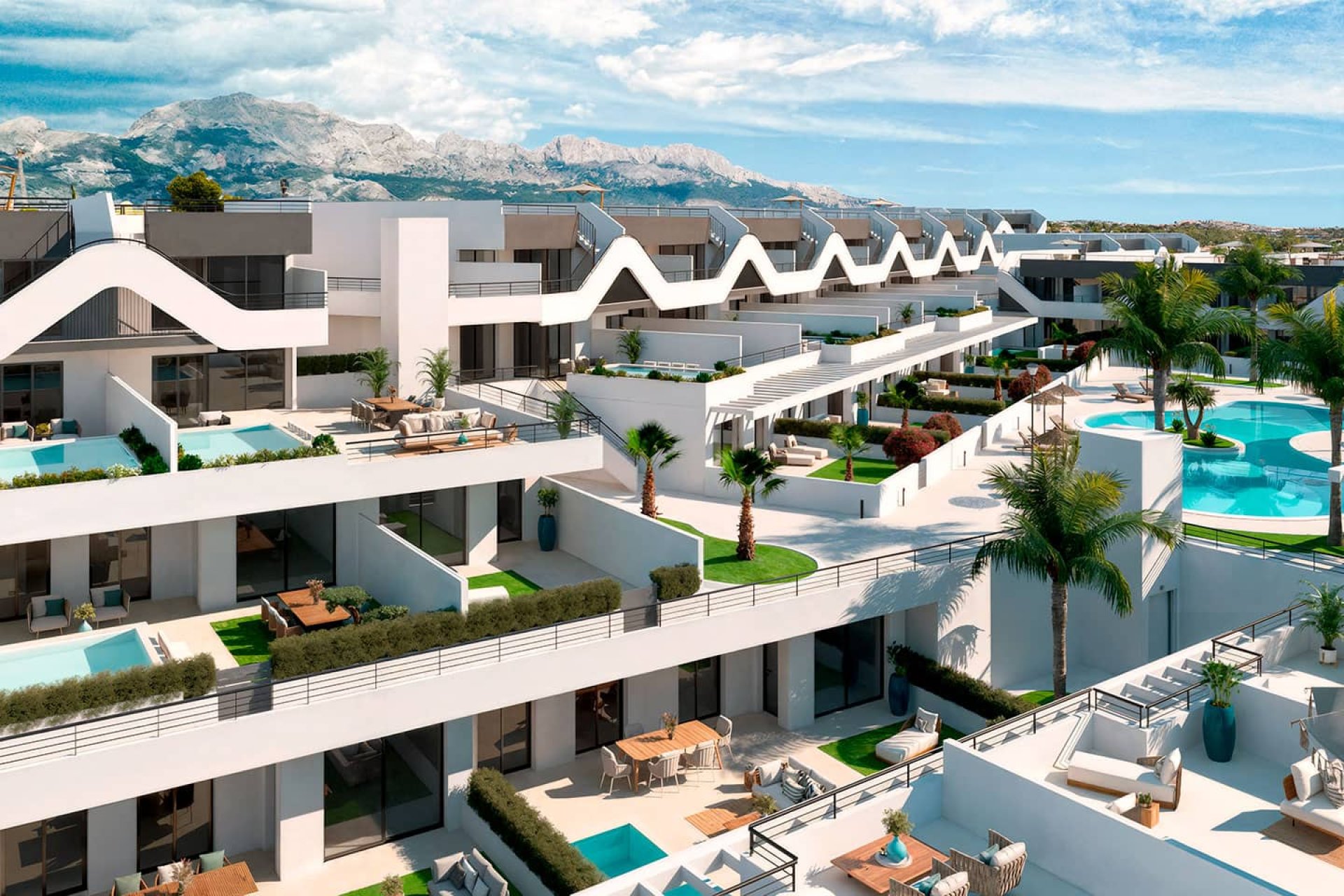 Nieuwbouw Woningen - low-bungalow -
Alfaz del Pi