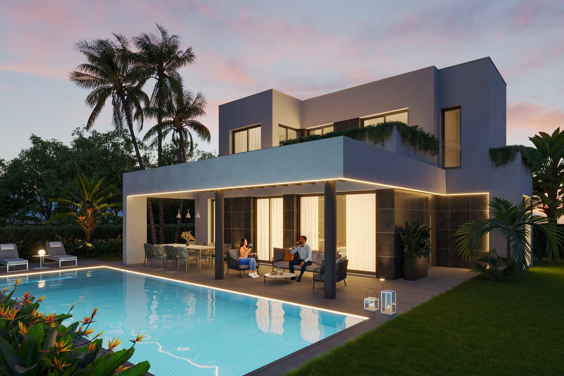 Nieuwbouw Woningen - semi-detached -
Finestrat