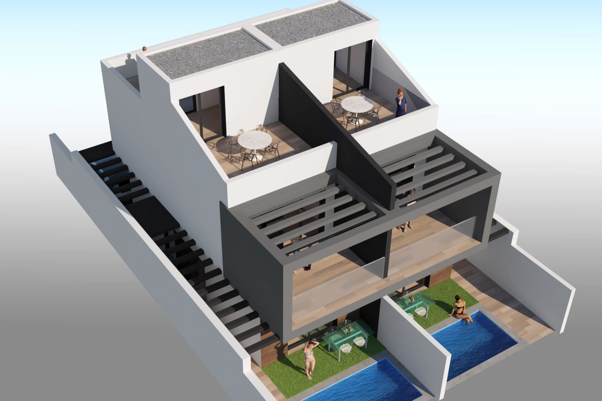Nieuwbouw Woningen - semi-detached -
San Javier