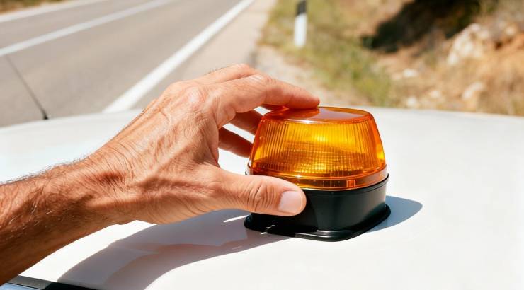 Nieuwe Verplichte V-16 Veiligheidslamp in Spanje vanaf 1 januari 2026